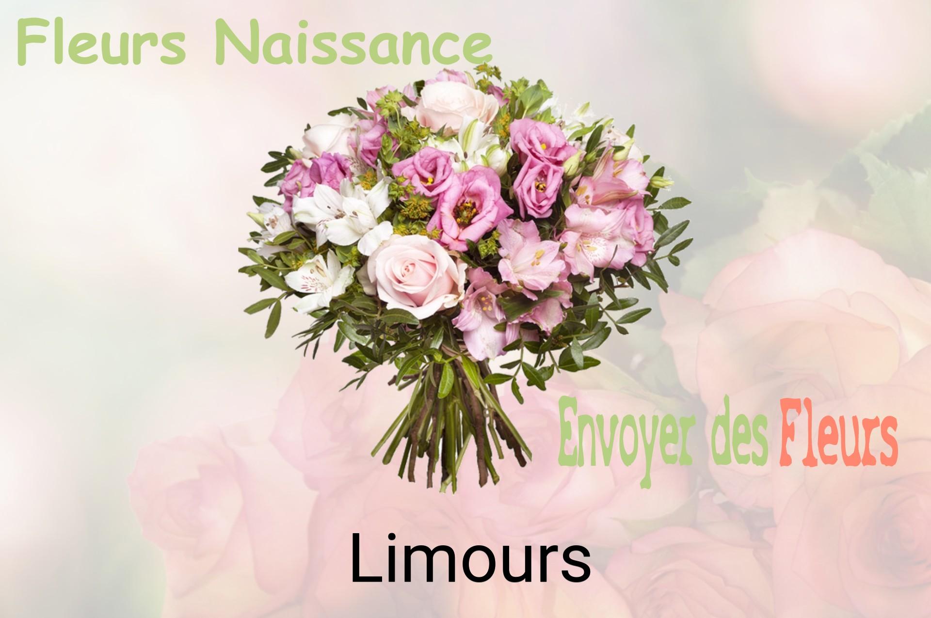 Bouquet de fleurs de naissance livré à Limours